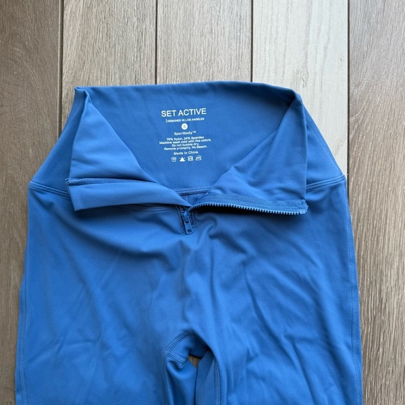 SET Active Ocean Blue High-Waist Leggings - Picture 2 of 5